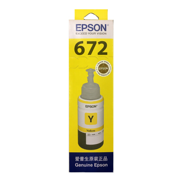 图片 爱普生/Epson T6724黄色原装墨水